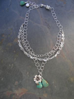 Image of Three Strand with Turquoise Cluster